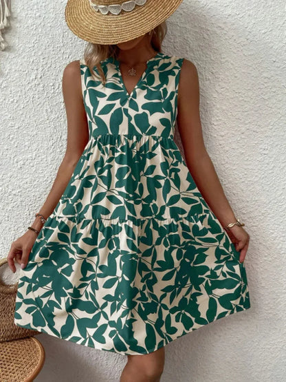 Isabelle | Boho A-lijn Jurk met V-hals