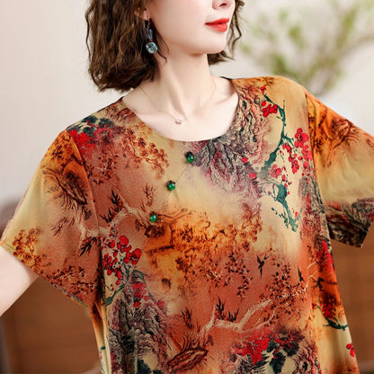 Rosalie | Losvallende Zomerjurk met Bloemenprint
