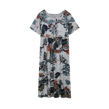 Aveline | Jurk met Vintage Bloemenprint