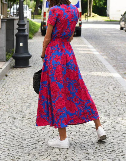 Jorlyn™ - Elegante jurk met V-hals en figuuraccentuerende pasvorm
