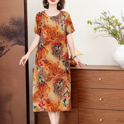 Rosalie | Losvallende Zomerjurk met Bloemenprint