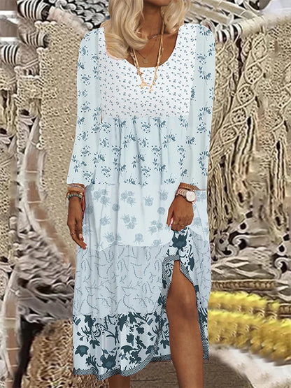 Elegante Plus Size Zomerjurk met Bloemenprint