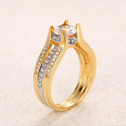 Vintage ring in kristal – Goud, Zilver, Roségoud