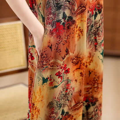 Rosalie | Losvallende Zomerjurk met Bloemenprint