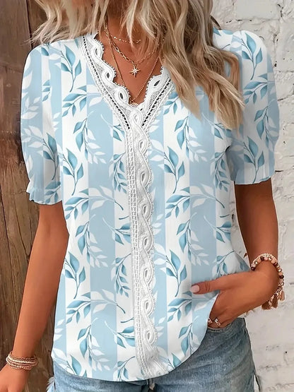Elina | Elegante Zomerblouse met V-hals
