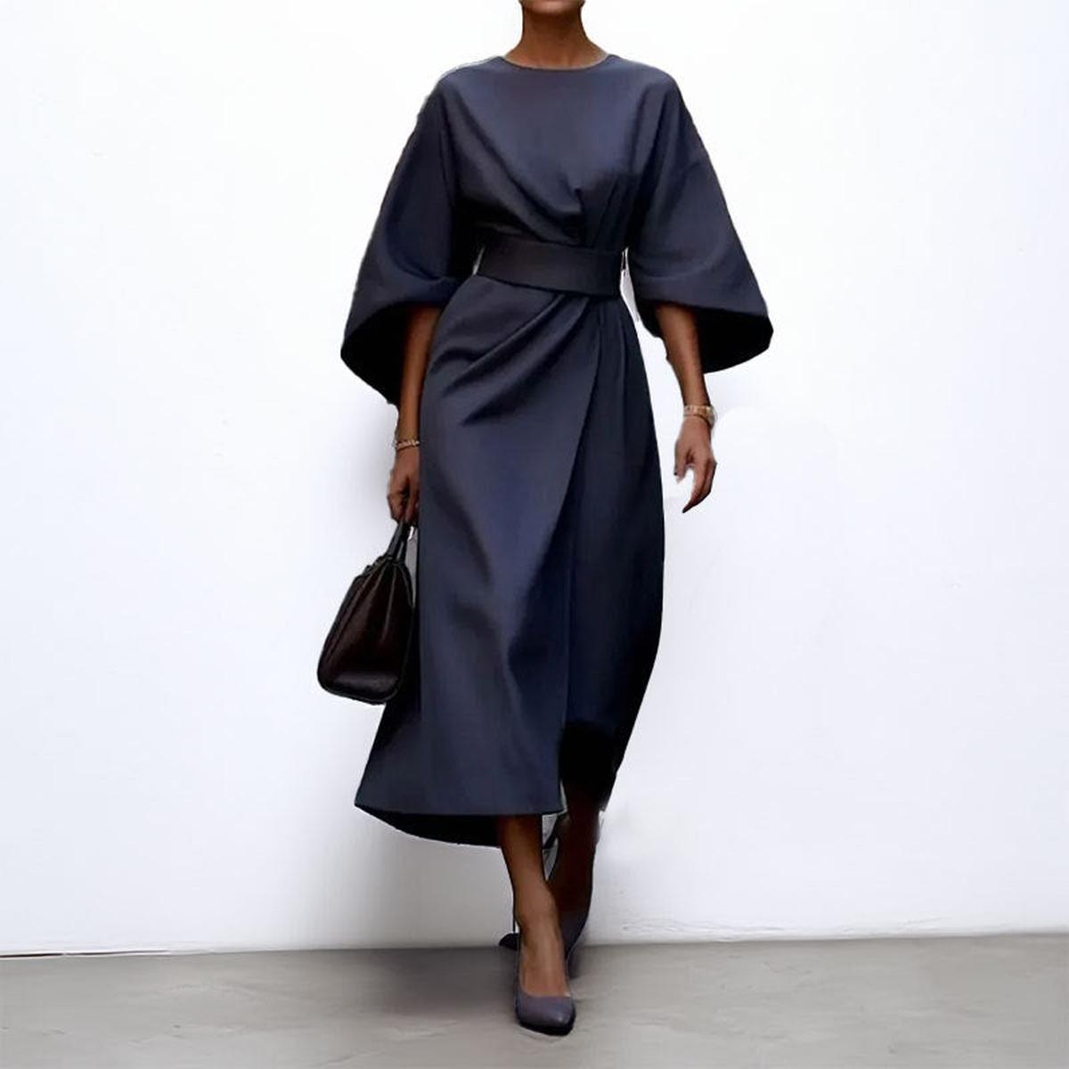 Cally™ - Lange jurk met kimono mouwen