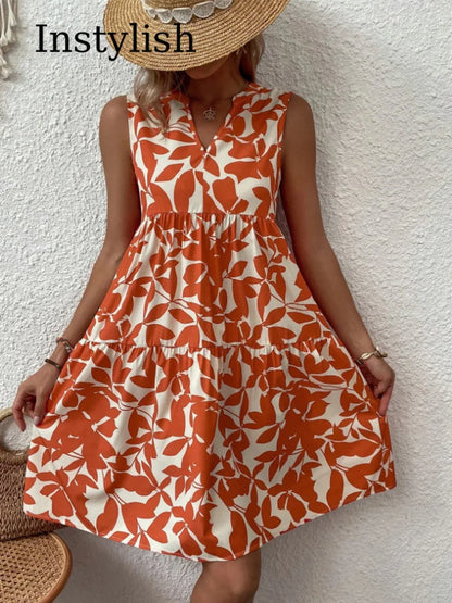 Isabelle | Boho A-lijn Jurk met V-hals