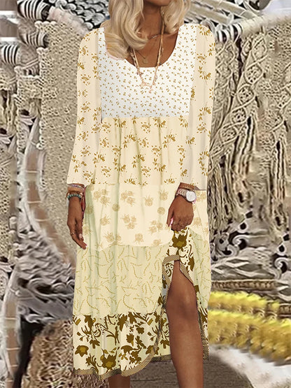 Elegante Plus Size Zomerjurk met Bloemenprint