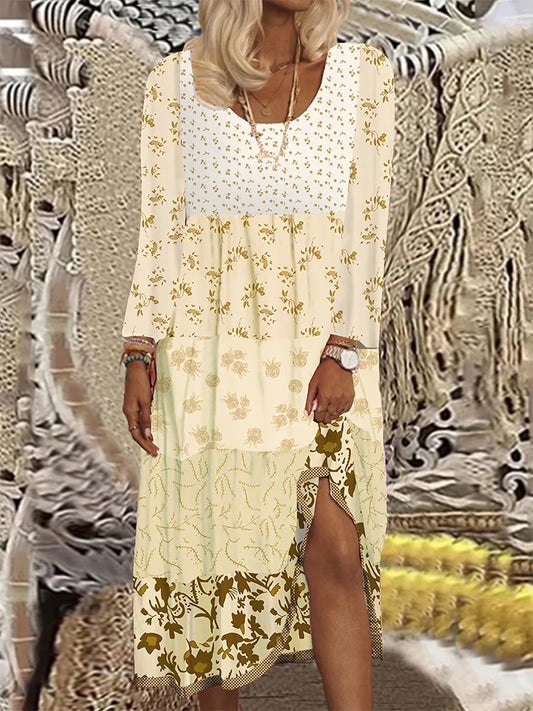 Elegante Plus Size Zomerjurk met Bloemenprint