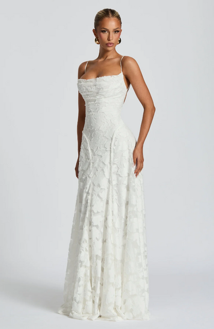 SOFIA | Elegante Kanten Maxi Jurk