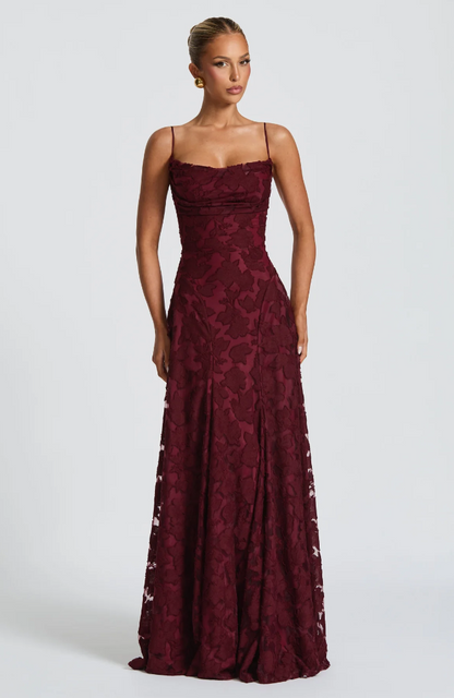 SOFIA | Elegante Kanten Maxi Jurk