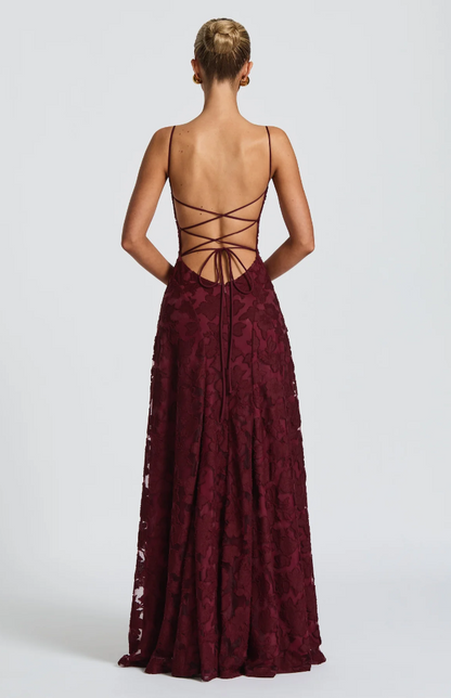 SOFIA | Elegante Kanten Maxi Jurk