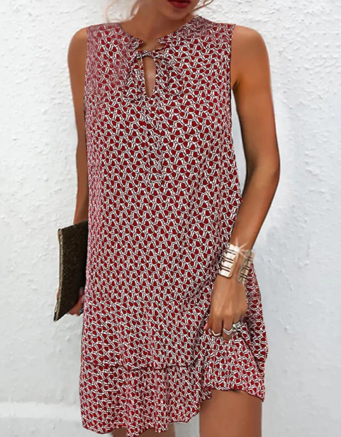 Miri™ – Mouwloze Zomerjurk met Buikversteviging