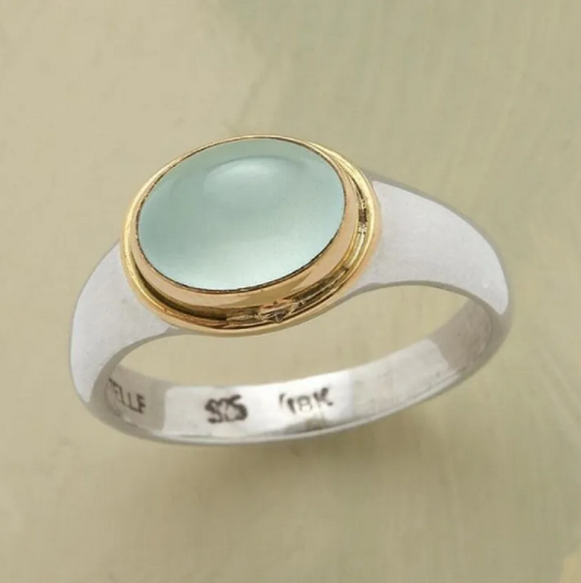 Groene Diamanten Ring