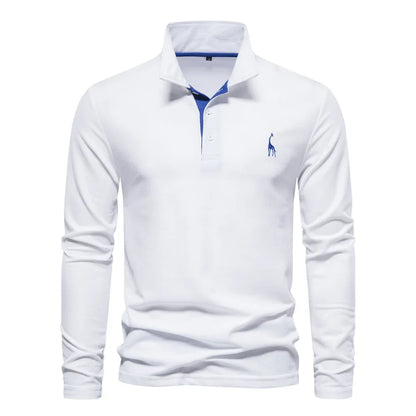 Beeckhoven™ | Casual Mannen Poloshirt Met Lange Mouwen
