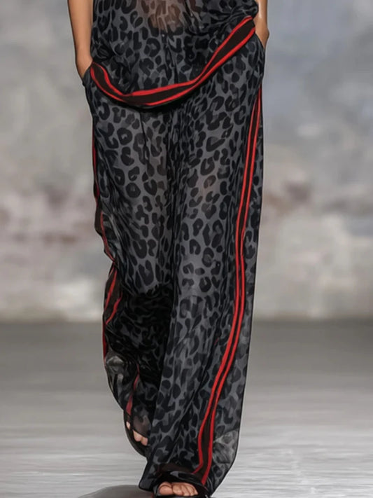 Luna™ Dames Tweedelige Zomerset met Luipaardprint