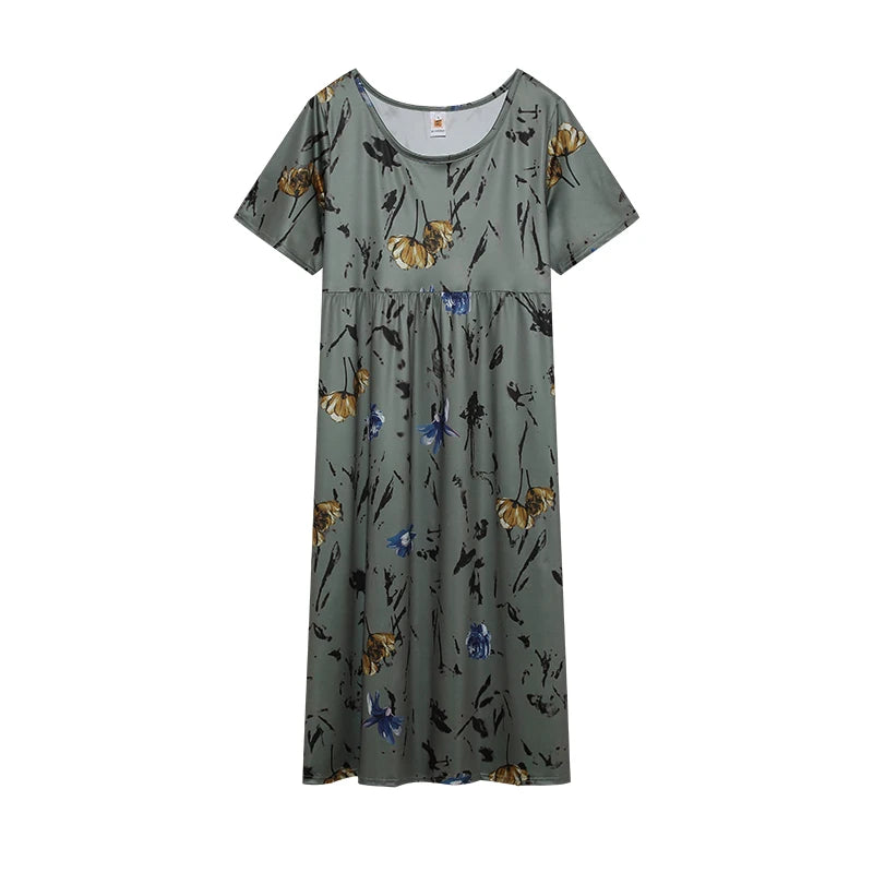 Aveline | Jurk met Vintage Bloemenprint
