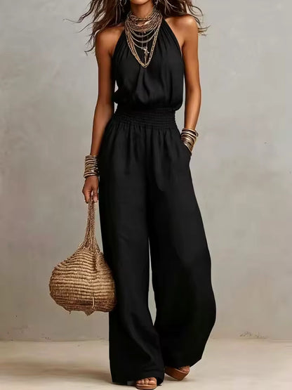 Valeria | Elegante jumpsuit met halternek