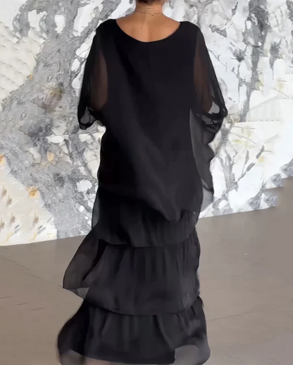 Shina™ - Elegante Vloeiende Maxijurk