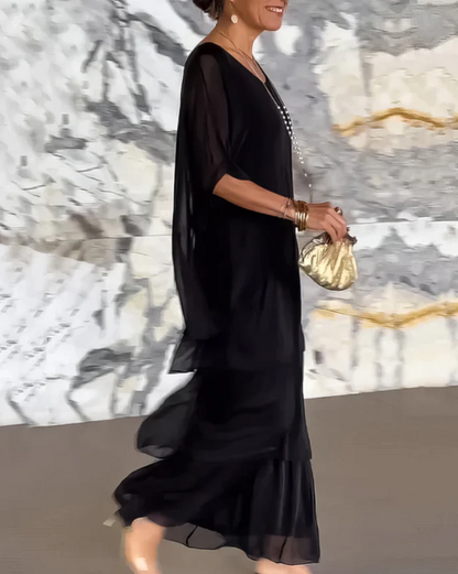 Shina™ - Elegante Vloeiende Maxijurk