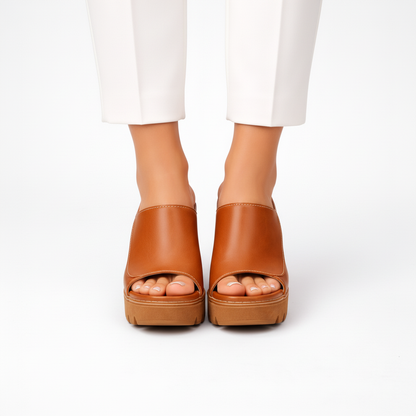 Demi - Elegante muiltjes met plateauzool