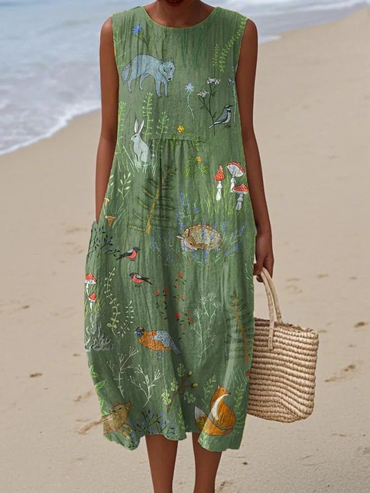 Hope™ Woodland Midi-Jurk