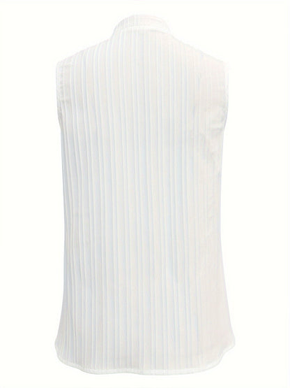 V-Hals Blouse - Kantdetail & Ademend Stofontwerp