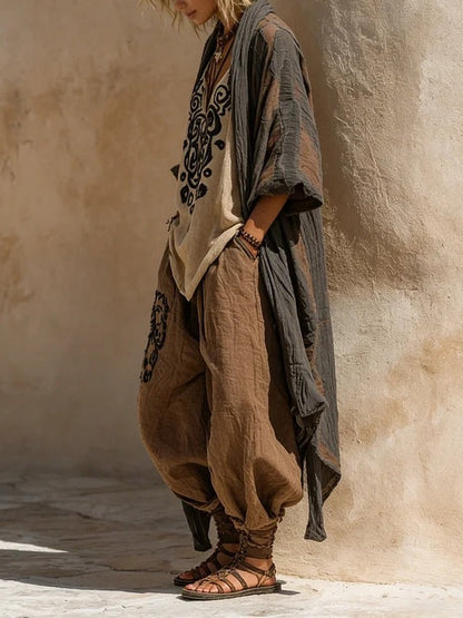 Alessandra | Completo Tre Pezzi Boho