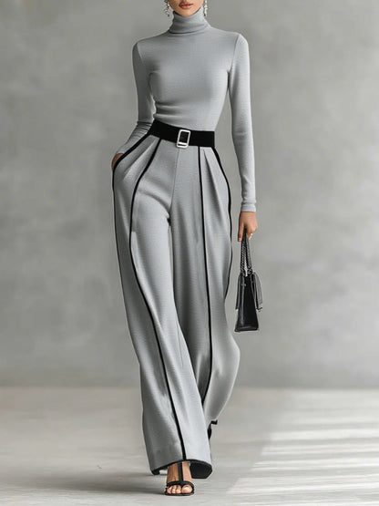 Vera™ | Elegante set met contrasterende details