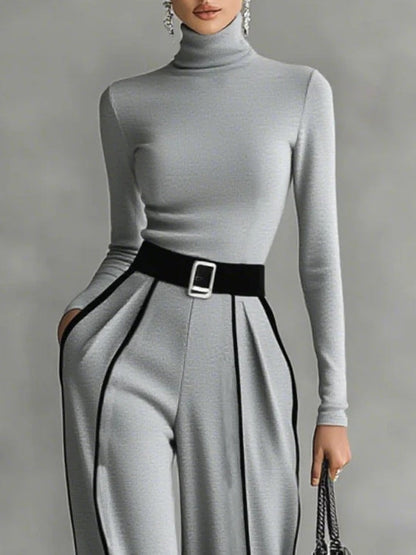 Vera™ | Elegante set met contrasterende details