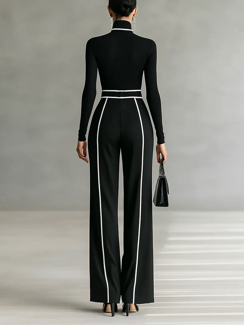 Vera™ | Elegante set met contrasterende details