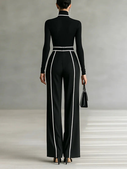 Vera™ | Elegante set met contrasterende details