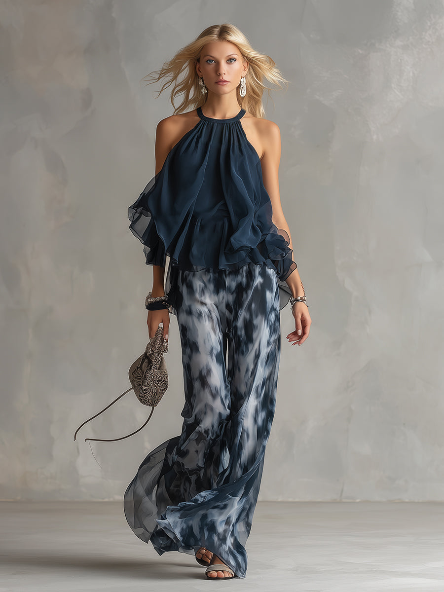 Eleonora™ | Elegante set met top met ruches
