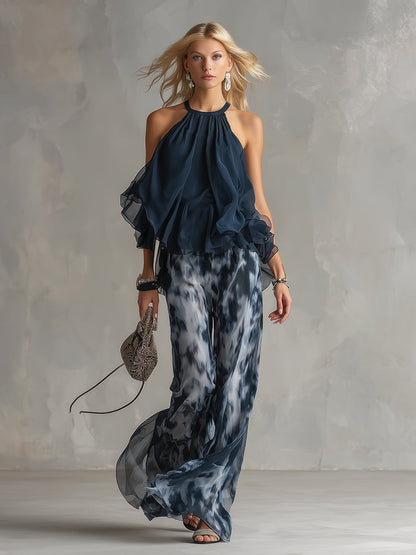 Eleonora™ | Elegante set met top met ruches