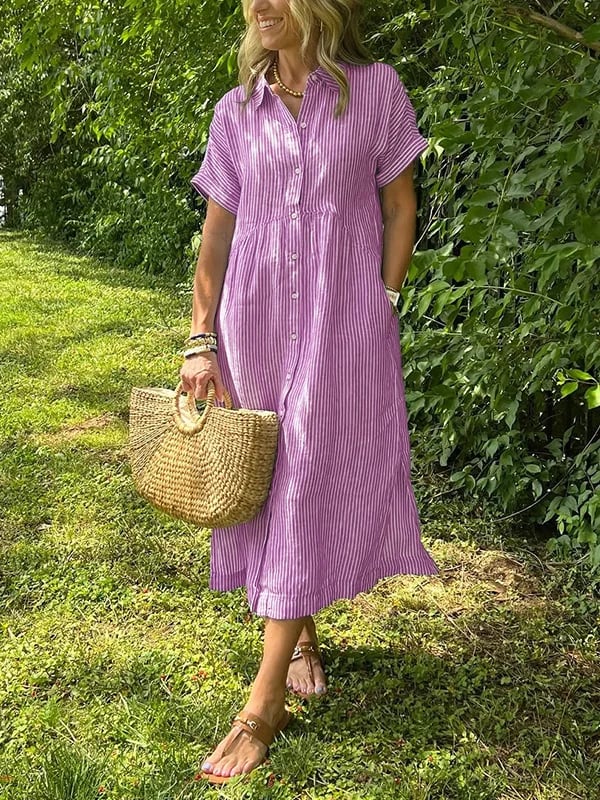 Theda™ – Comfortabele & Praktische Maxijurk