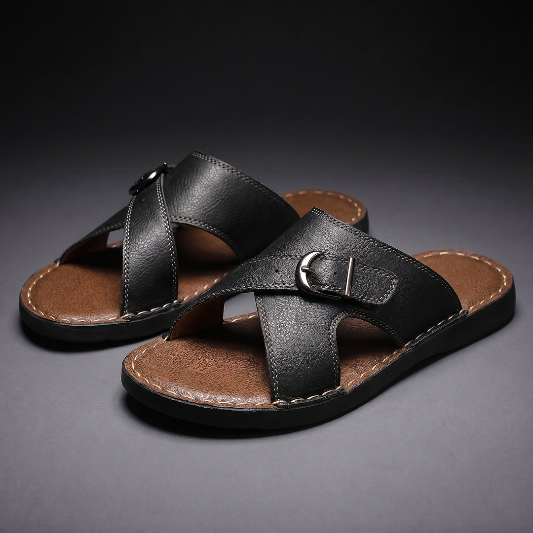 Varel | Leren sandalen