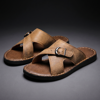 Varel | Leren sandalen