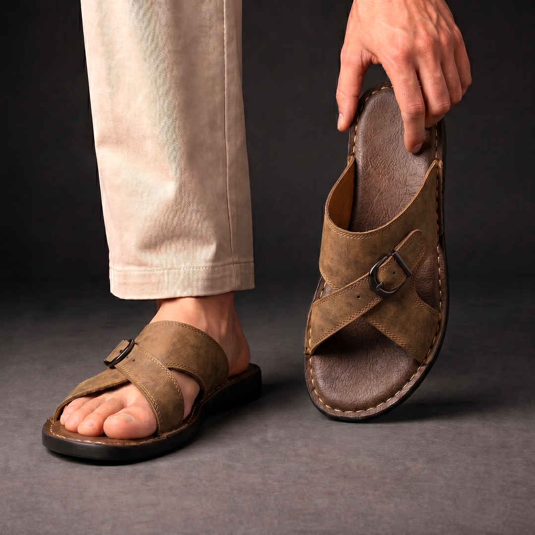 Varel | Leren sandalen