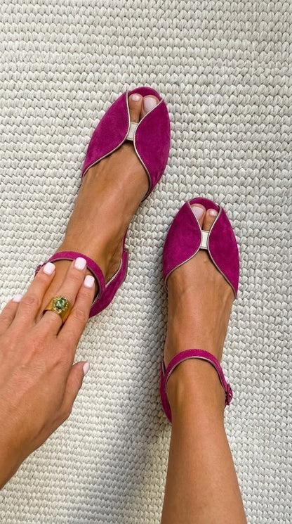 Olivia Sandalen Salvia Groen Comfort
