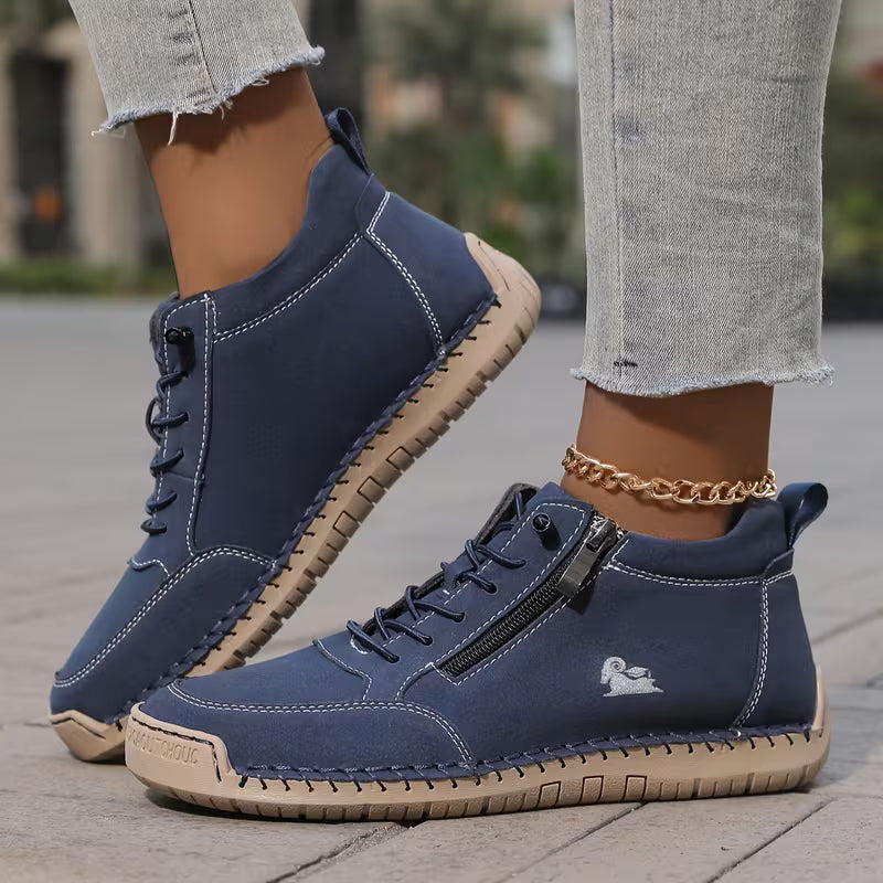 Mila  – Comfortabele orthopedische sneakers + ritssluiting