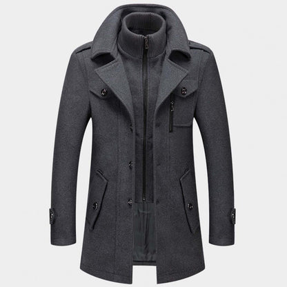 Sommerfeld | Luxe trenchcoat met dubbele kraag voor heren