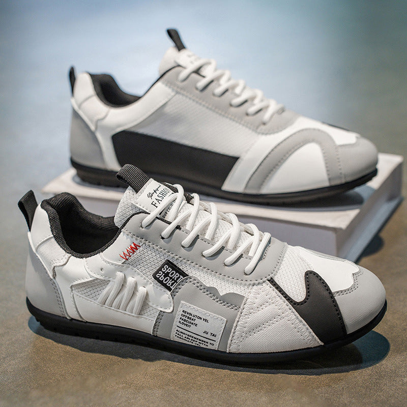 Yussuf - Casual sneakers met gestructureerde zijpanelen