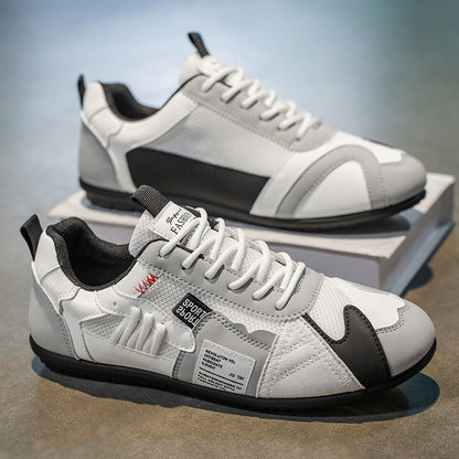 Yussuf - Casual sneakers met gestructureerde zijpanelen