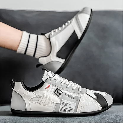 Yussuf - Casual sneakers met gestructureerde zijpanelen