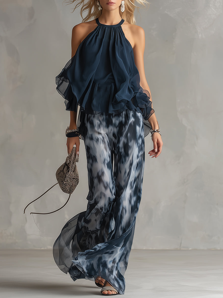 Eleonora™ | Elegante set met top met ruches