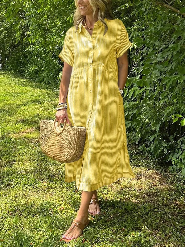 Theda™ – Comfortabele & Praktische Maxijurk