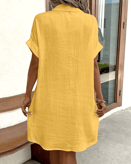 Luz™ - Comfortabele Hemdkleed met Knopen
