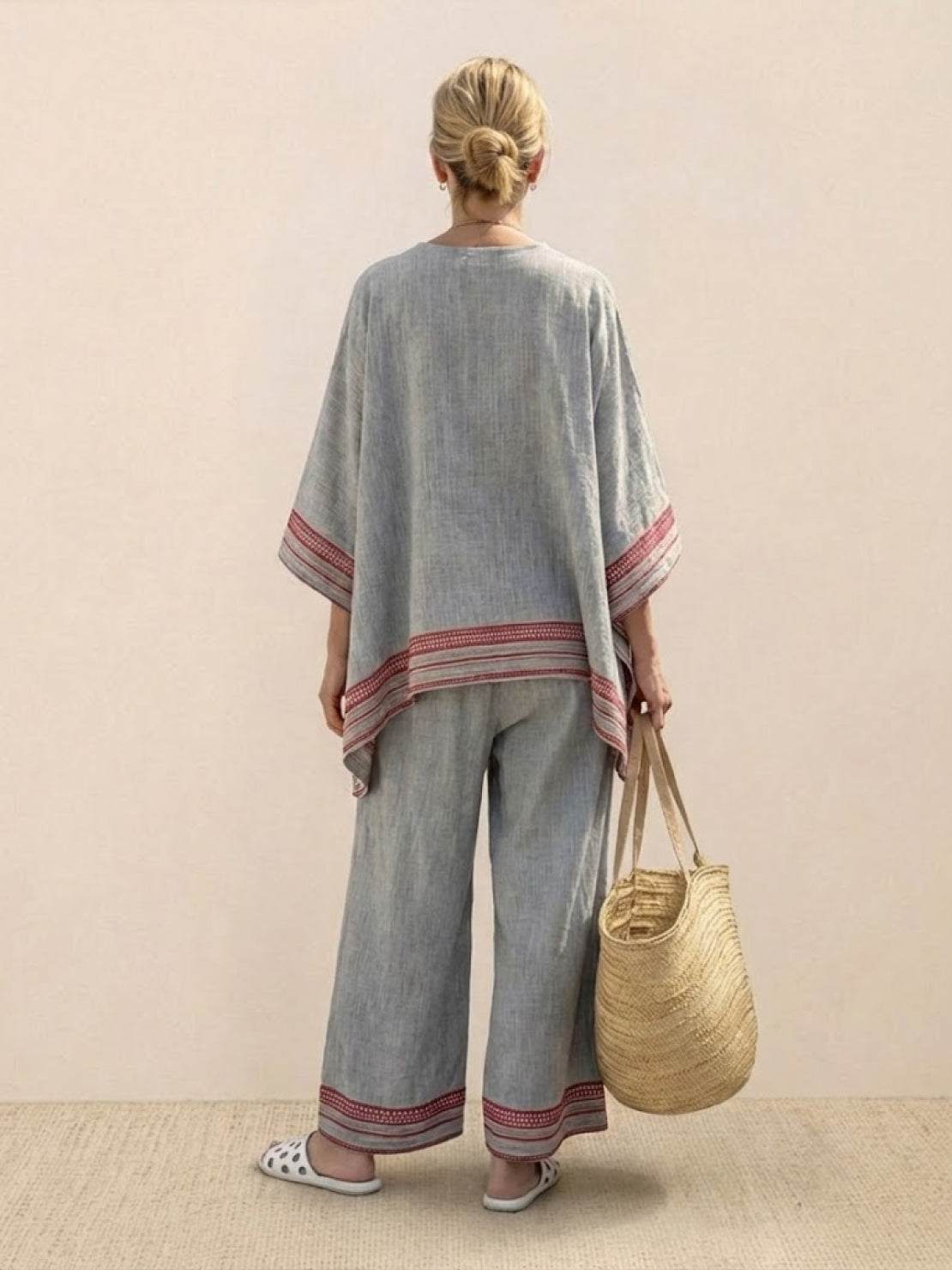 Francesca | Coastal Linen Two-Piece Set