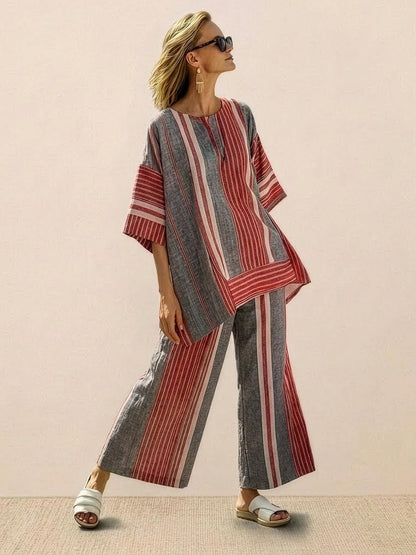 Francesca | Coastal Linen Two-Piece Set