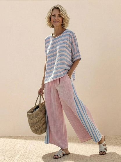 Francesca | Coastal Linen Two-Piece Set